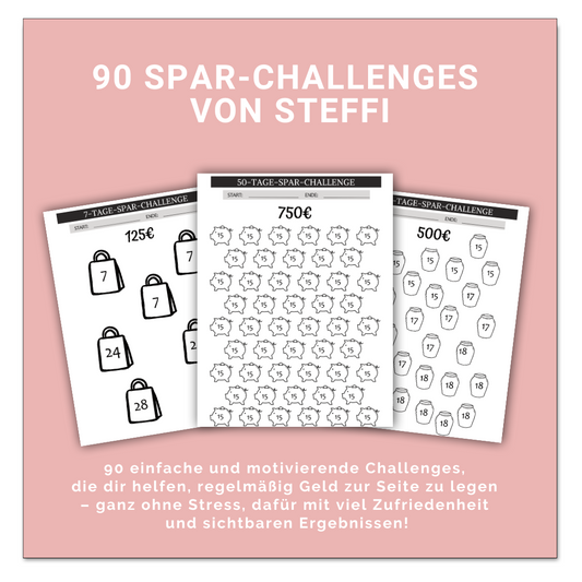 90 Spar-Challenges von Steffi