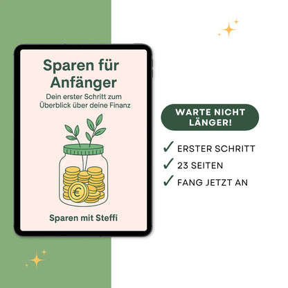 Ebook - Sparen für Anfänger